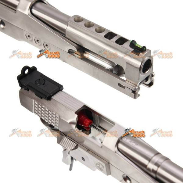 AW Custom IPSC Slide Set for Marui / WE Hi-Capa 5.1, 4.3 Airsoft GBB (Silver) - Image 6