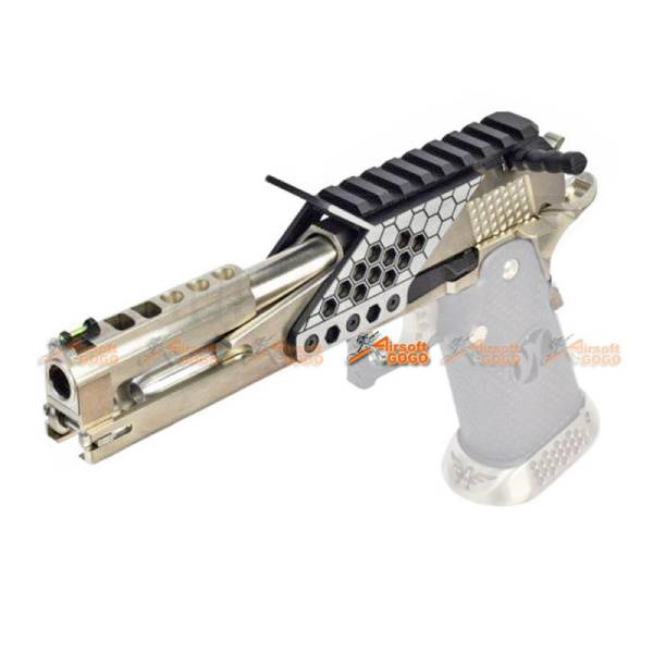 AW Custom IPSC Slide Set for Marui / WE Hi-Capa 5.1, 4.3 Airsoft GBB (Silver) - Image 10