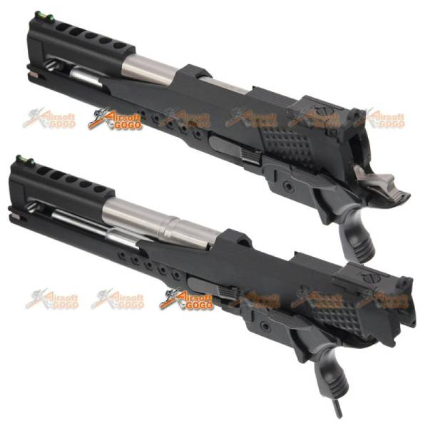 AW Custom IPSC Slide Set for Marui / WE Hi-Capa 5.1, 4.3 Airsoft GBB (Black) - Image 2