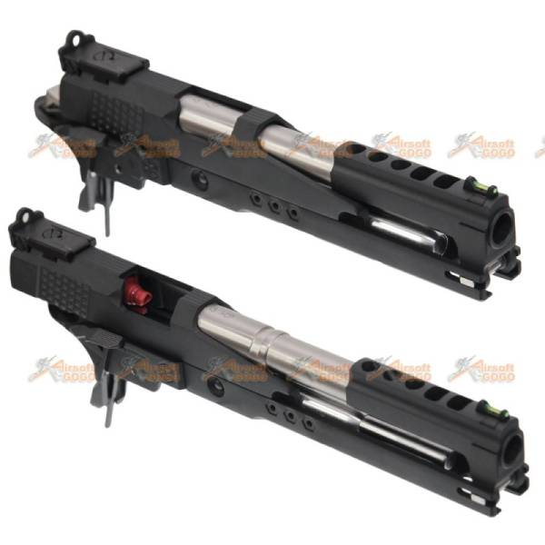 AW Custom IPSC Slide Set for Marui / WE Hi-Capa 5.1, 4.3 Airsoft GBB (Black) - Image 3