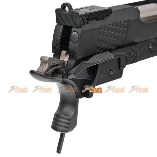 AW Custom IPSC Slide Set for Marui / WE Hi-Capa 5.1, 4.3 Airsoft GBB (Black) - Image 5