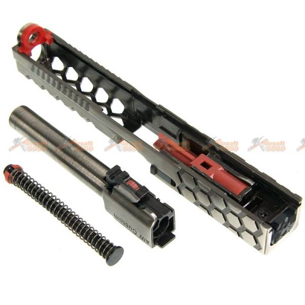 AMORER WORKS CUSTOM HEX CUT Slide Set for Marui WE G17 GBB - Image 2
