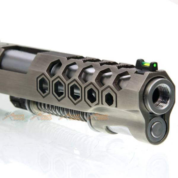 AMORER WORKS CUSTOM HEX CUT Slide Set for Marui M1911 GBB - Image 3