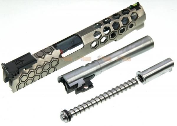 AMORER WORKS CUSTOM HEX CUT Slide Set for Marui M1911 GBB - Image 5