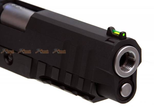 Armorer Works HX2601 Hi-Capa 4.3 GBB Slide with Red Dot dummy (Gold & Black) - Image 5
