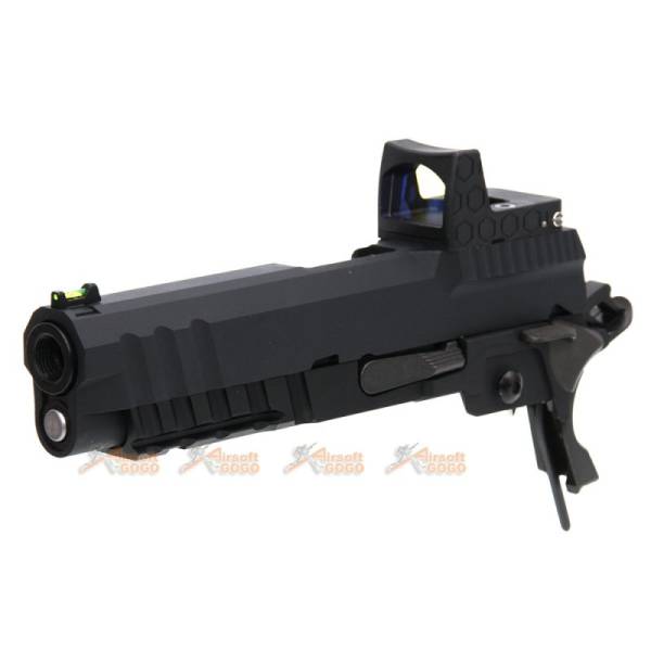 Armorer Works HX2601 Hi-Capa 4.3 GBB Slide with Red Dot dummy (Black) - Image 3