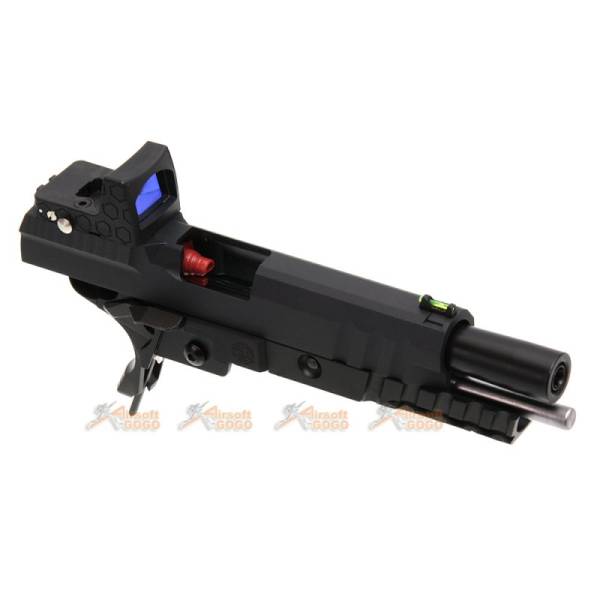 Armorer Works HX2601 Hi-Capa 4.3 GBB Slide with Red Dot dummy (Black) - Image 2