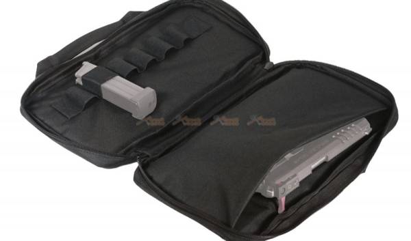 Carrying Pistol Bag with 6 Storage Pockets  (Medium Size, Black) - Image 2