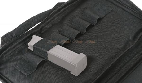 Carrying Pistol Bag with 6 Storage Pockets  (Medium Size, Black) - Image 4