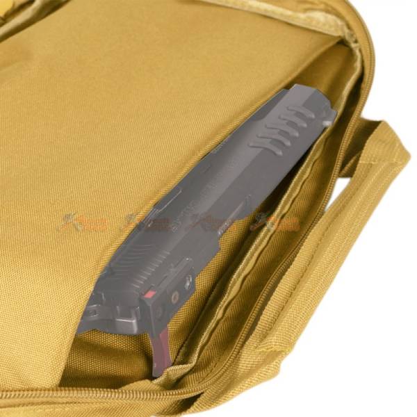 Carrying Pistol Bag with 6 Storage Pockets  (Medium Size, TAN) - Image 4