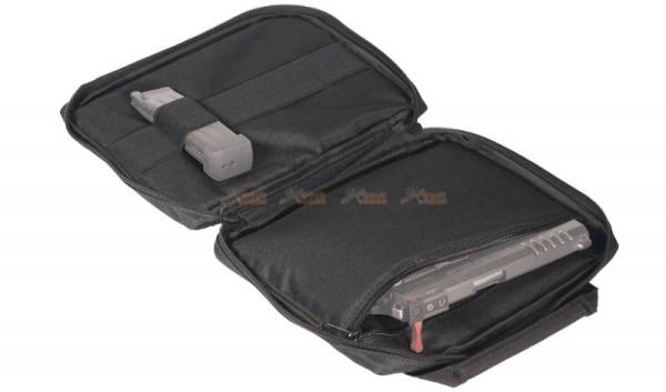 Carrying Pistol Bag with 5 Storage Pockets  (Small Size, Black) - Image 2