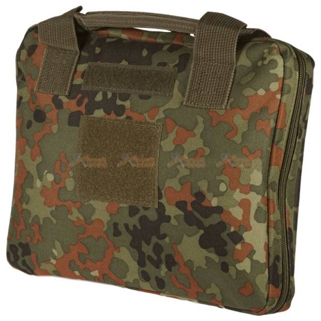 Carrying Pistol Bag with 5 Storage Pockets  (Small Size, Flecktarn)