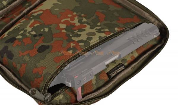 Carrying Pistol Bag with 5 Storage Pockets  (Small Size, Flecktarn) - Image 3