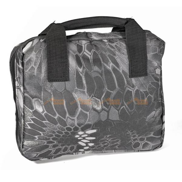 Carrying Pistol Bag with 5 Storage Pockets  (Small Size, Kryptek Neptune) - Image 4