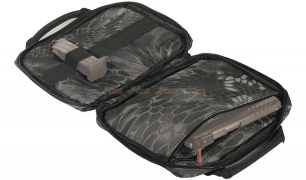 Carrying Pistol Bag with 5 Storage Pockets  (Small Size, Kryptek Neptune) - Image 2