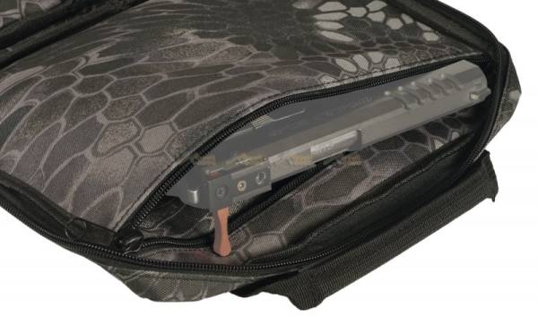 Carrying Pistol Bag with 5 Storage Pockets  (Small Size, Kryptek Neptune) - Image 3
