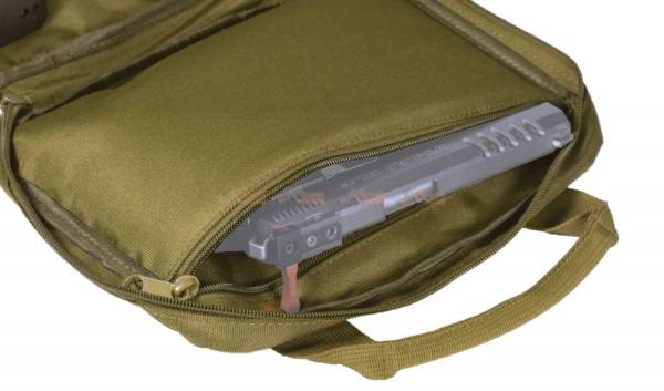 Carrying Pistol Bag with 5 Storage Pockets  (Small Size, Olive Drab) - Image 4