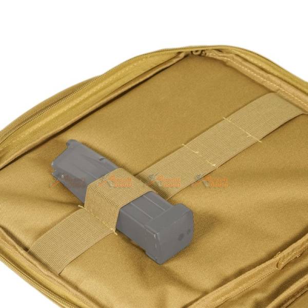 Carrying Pistol Bag with 5 Storage Pockets  (Small Size, TAN) - Image 5
