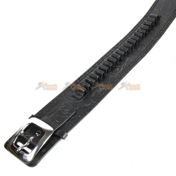 Tactical Airsoft Right Handed Synthetic Leather Belt Holster (Floral pattern) - Image 6