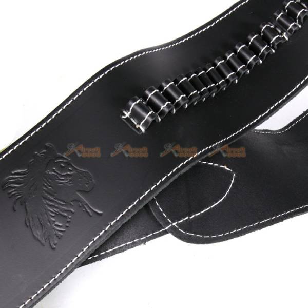 Tactical Airsoft Right Handed Synthetic Leather Belt Holster (Horse pattern) - Image 7