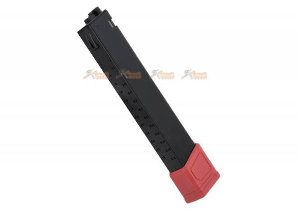 AGG CA 120rds Mid-Cap Magazine (Black) with PTS EPM-AR9 Baseplate (Red) - Image 3