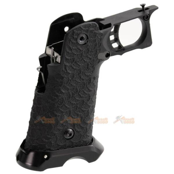 EMG / STI INTERNATIONAL (TM) Grip Set for Marui/WE Hi-Capa Airsoft GBB (Black) - Image 2