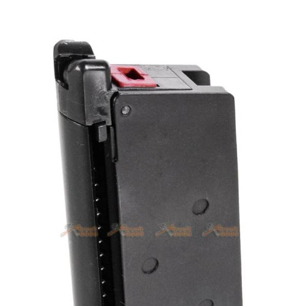 EMG Metal 15rds Gas Magazine for EMG / WE / AW 1911 Airsoft GBB (Black) - Image 3