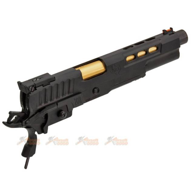 EMG / STI INTERNATIONAL??DVC 3-Gun 2011 Slide Set for Marui / WE Hi-Capa  GBB (Threaded)  (Black)