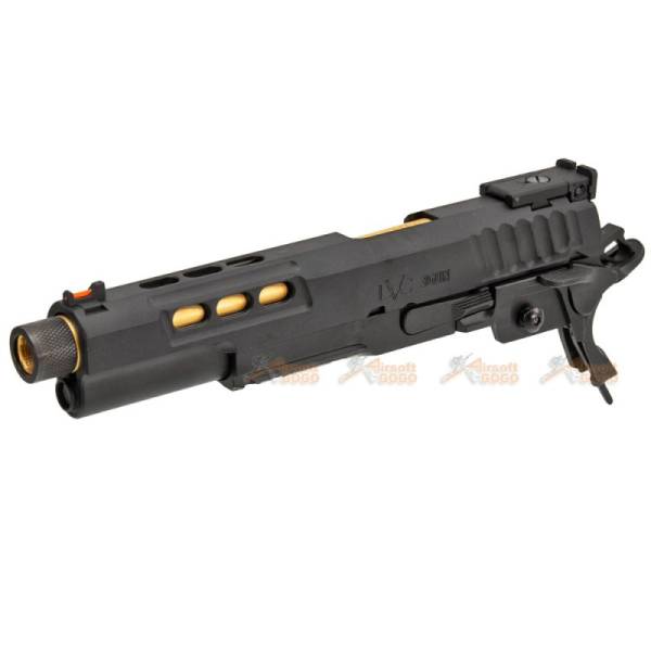 EMG / STI INTERNATIONAL??DVC 3-Gun 2011 Slide Set for Marui / WE Hi-Capa  GBB (Threaded)  (Black) - Image 2
