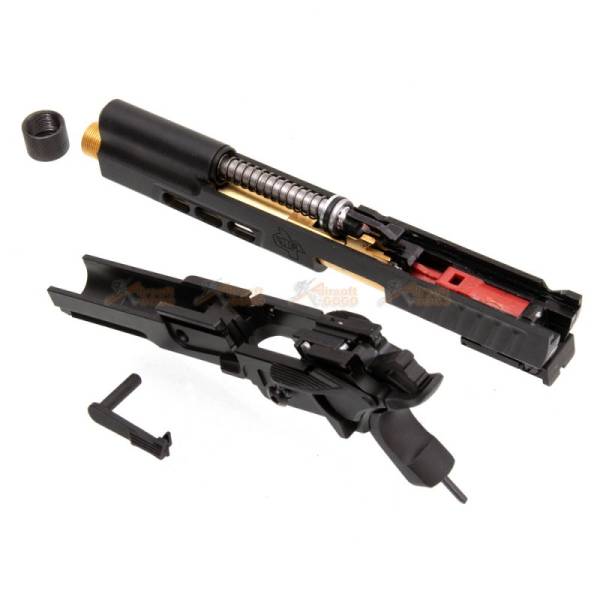 EMG / STI INTERNATIONAL??DVC 3-Gun 2011 Slide Set for Marui / WE Hi-Capa  GBB (Threaded)  (Black) - Image 6