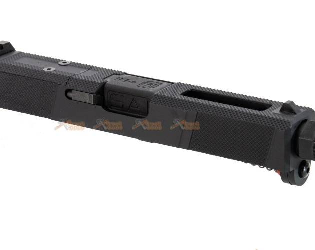 EMG / SAI Utility Slide Kit for WE-Tech G19 GBB, EMG /  SAI Utility Compact GBB (Black Barrel, RMR Cut)
