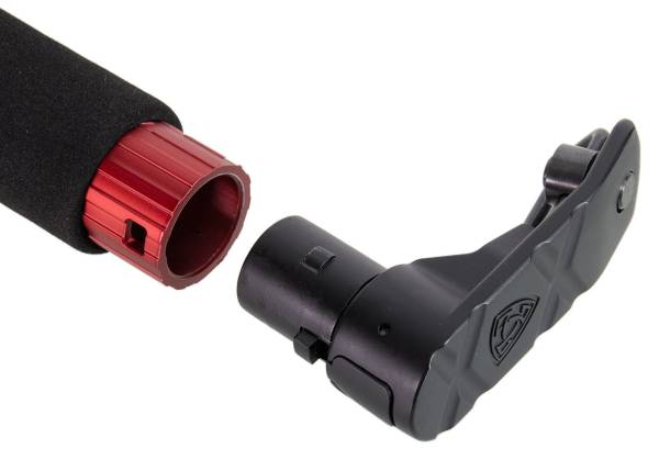 APS Phantom Extremis Rifles MK4 Tron Stock with foam cheek Rest (Red) with Bolt Plate (Black) - Image 4