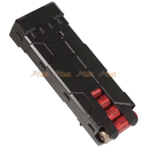 Tactical MOLLE 10pcs M870 Shotgun Magazine Shell Pouch Carrier Holder (Black) - Image 5