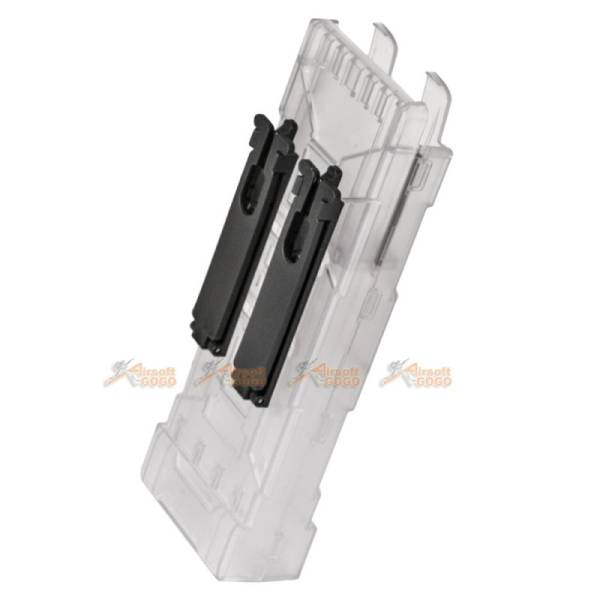 Tactical MOLLE 10pcs M870 Shotgun Magazine Shell Pouch Carrier Holder (Limpid) - Image 2