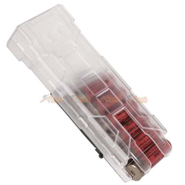 Tactical MOLLE 10pcs M870 Shotgun Magazine Shell Pouch Carrier Holder (Limpid) - Image 3