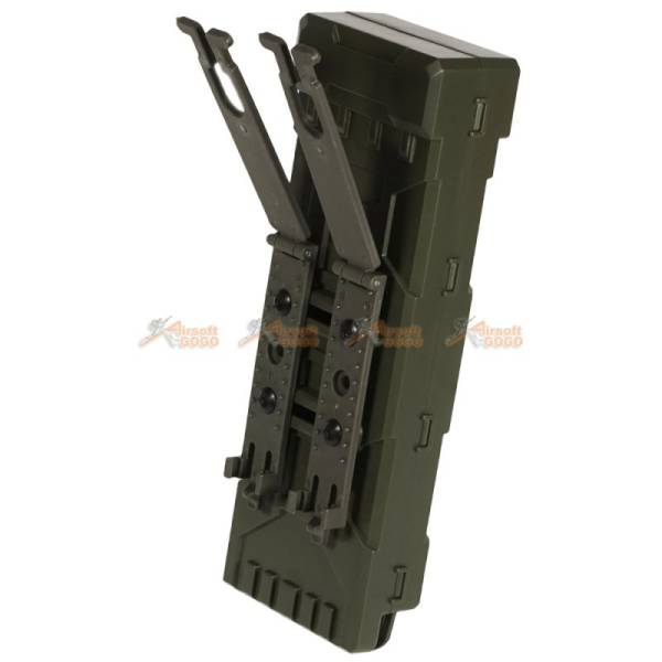Tactical MOLLE 10pcs M870 Shotgun Magazine Shell Pouch Carrier Holder (Olive Drab) - Image 5