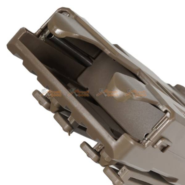 Tactical MOLLE 10pcs M870 Shotgun Magazine Shell Pouch Carrier Holder (TAN) - Image 2
