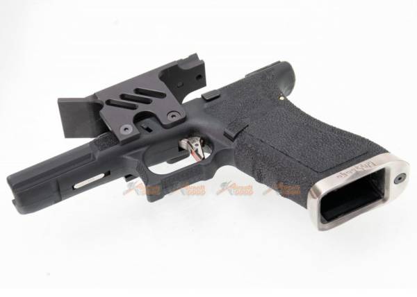 [AGG x WE] Lower Frame with Scope Mount for Marui / WE G18c Series GBB (Black) - Image 3