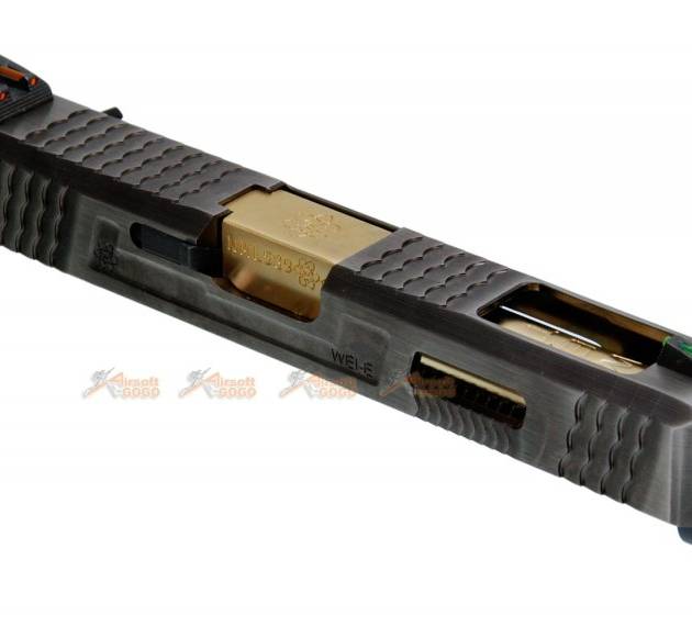 WEI-E Custom Metal Slide S Type for Marui WE G18C GBB (Golden Barrel)