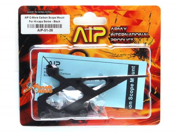 AIP C-more Carbon Scope Mount For Marui Hi-capa GBB Series - Black - Image 2