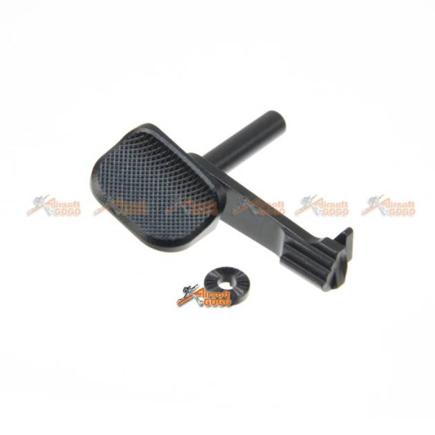 AIP Stainless Slide Stop With Thumb Rest for Marui Hi-Capa 4.3/5.1 (Black)