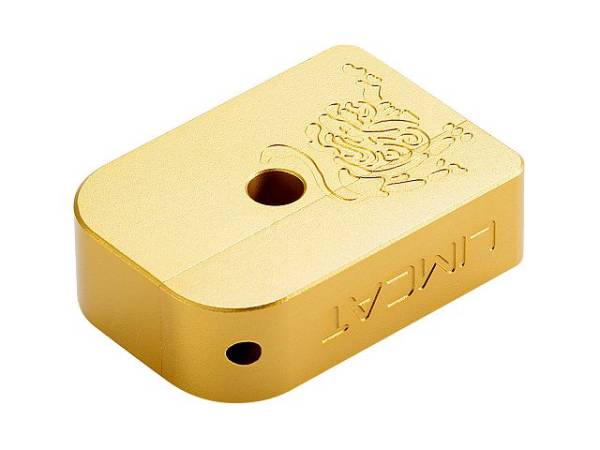 AIP CNC Limcat Puzzle Magazine Base for Marui WE Hicapa (Gold/L) - Image 2