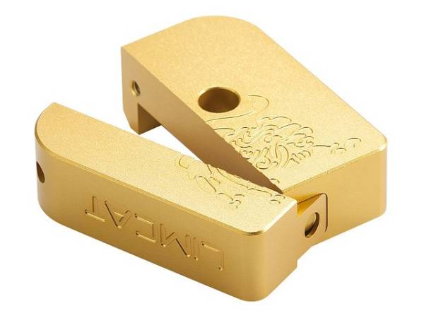 AIP CNC Limcat Puzzle Magazine Base for Marui WE Hicapa (Gold/L) - Image 4