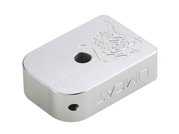 AIP CNC Limcat Puzzle Magazine Base for Marui WE Hicapa (Silver/L) - Image 2