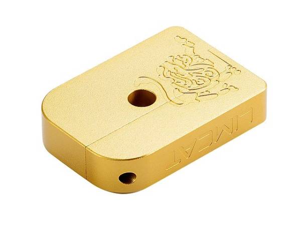AIP CNC Limcat Puzzle Magazine Base for Marui WE Hicapa (Gold/S) - Image 2