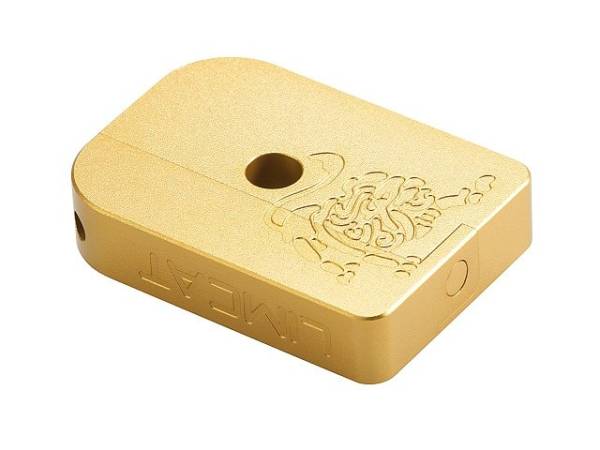 AIP CNC Limcat Puzzle Magazine Base for Marui WE Hicapa (Gold/S) - Image 3