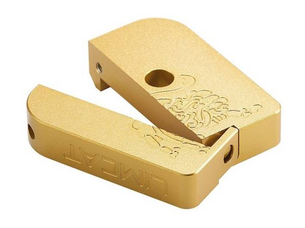 AIP CNC Limcat Puzzle Magazine Base for Marui WE Hicapa (Gold/S) - Image 4