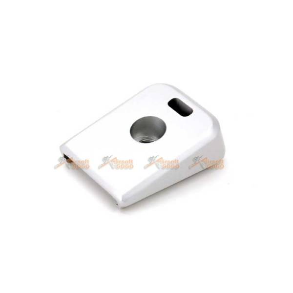 AIP CNC Magazine Base for Marui / WE G17, G34 (Silver) - Image 3