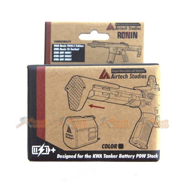 Airtech Studios Battery Extension units BEUs for KWA VM 6 Ronin PDW and TK45 PDW AEG (Black) - Image 3