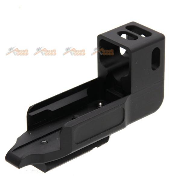 Compensator Stand Off Device for Marui / WE / KJ G17 (Gen 3) & Umarex G17 (Gen 4) Airsoft GBB (Black) - Image 2
